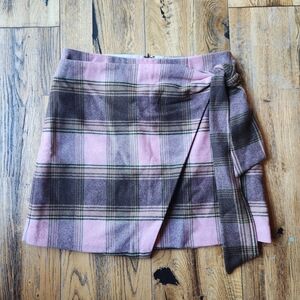Wilfred Plaid Mini Skirt